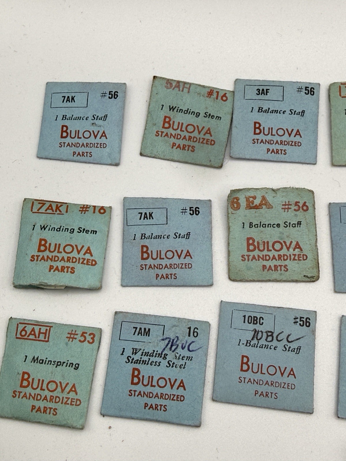 Lot # 11 -VTG Lot #12 – Bulova, Accutron & Caravelle NOS Parts