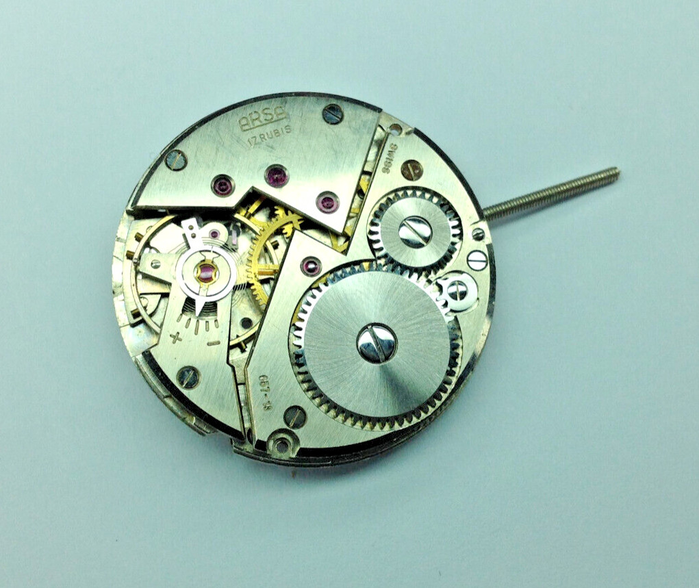 FELSA cal. 657-13 Gents Mechanical Watch Movement – WORKING – ARSA