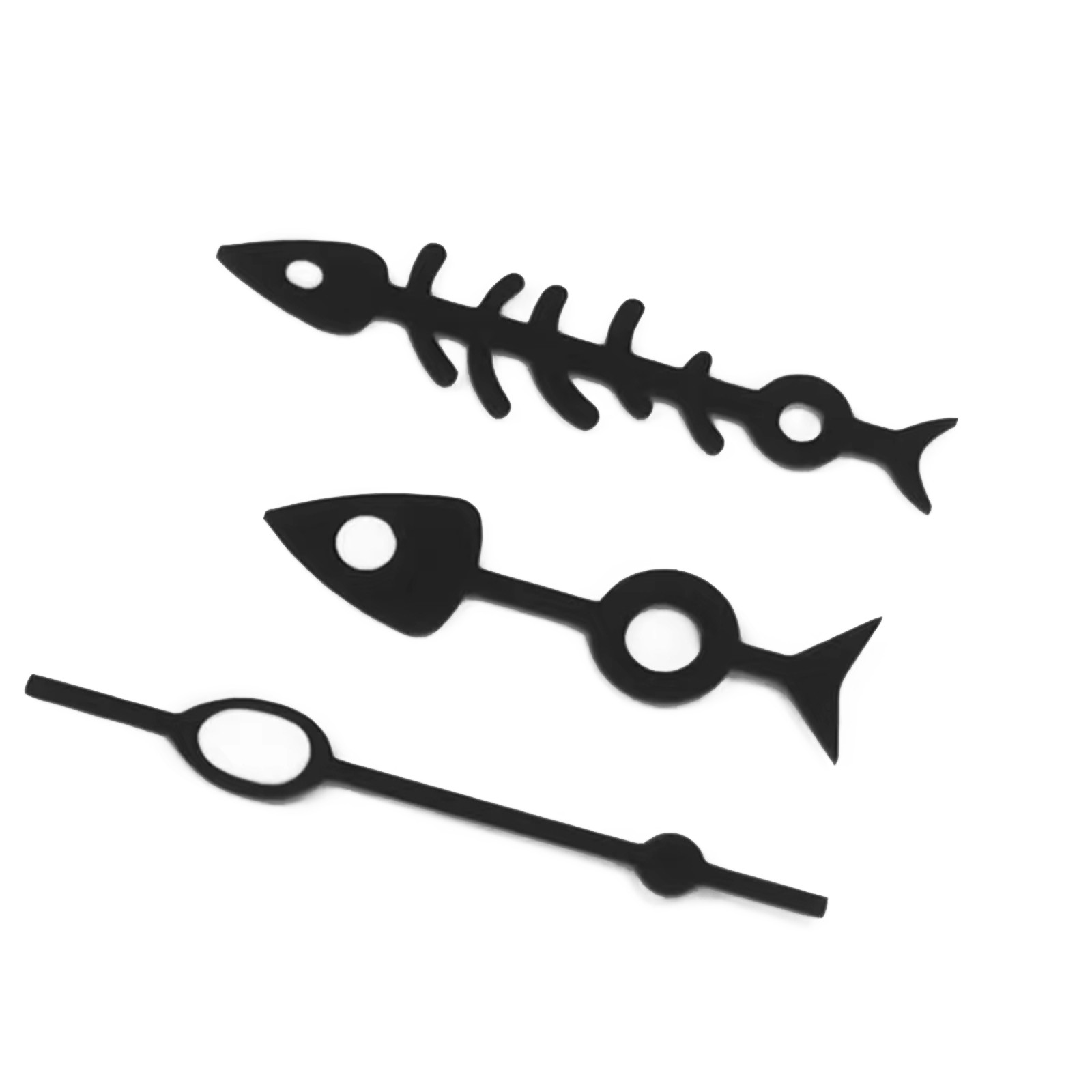 Fish Bone Needles Watch Hands Pointer Green Luminous For NH35/NH36/4R/7S,