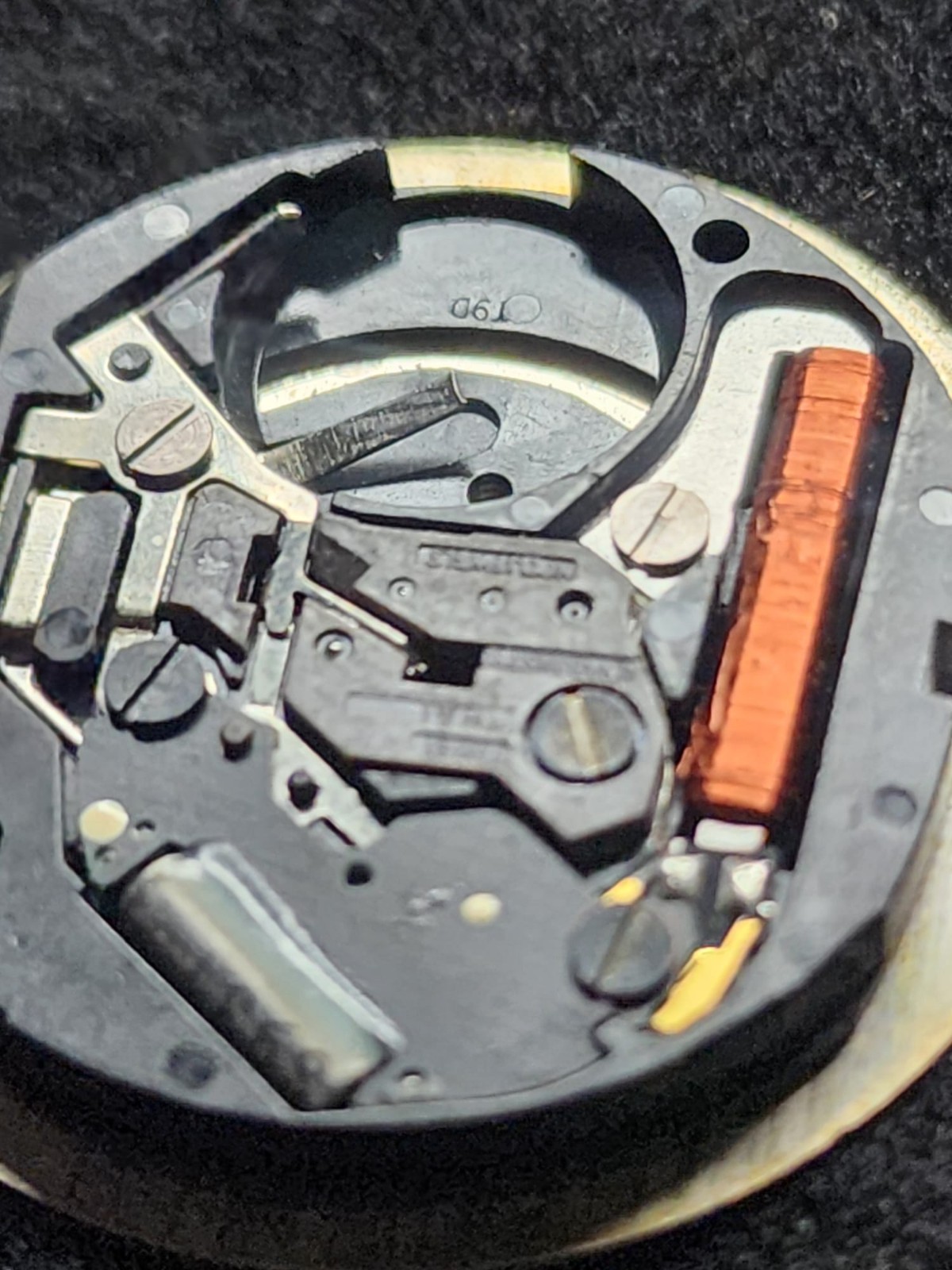 Timex Quartz Watch Movement Great Britain 7 Jewels – Parts Repair Vintage