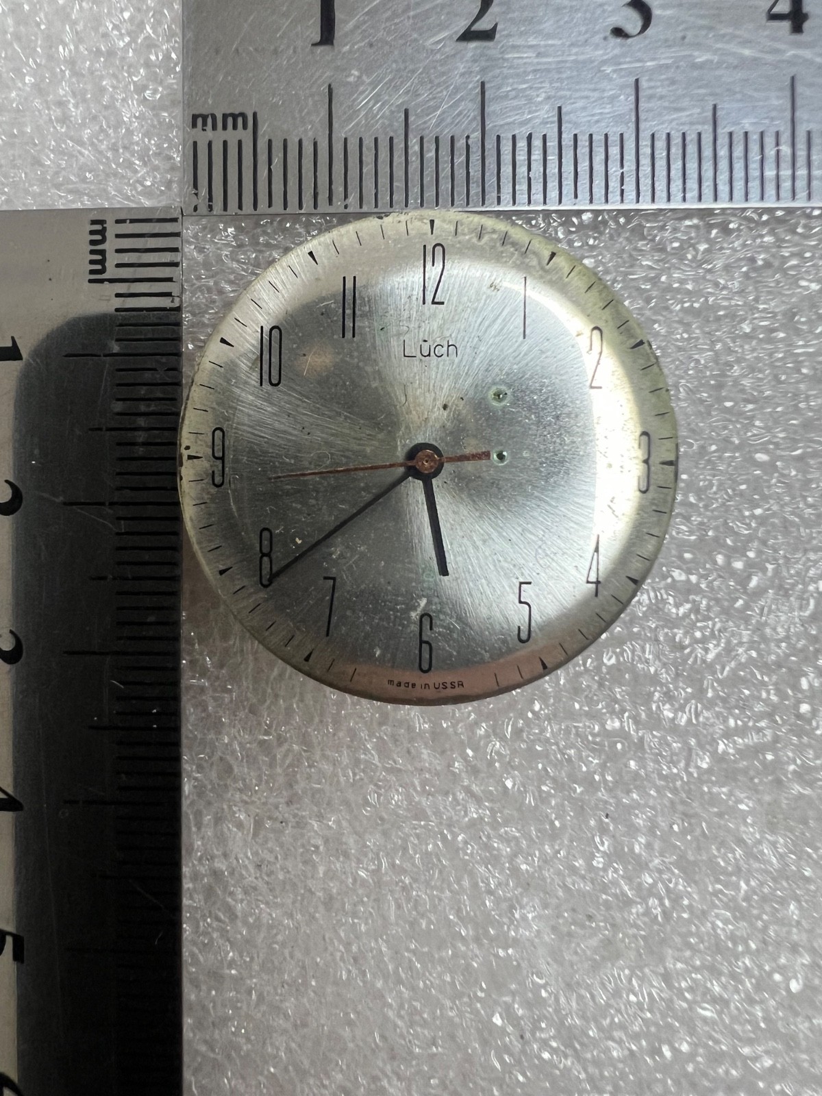 USSR LUCH movement 2209 caliber Gold Plated watch mechanism. FOR PARTS .