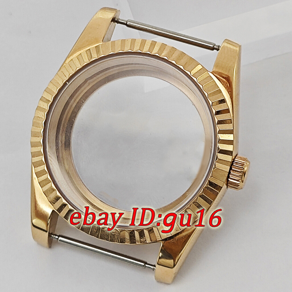 36mm 39mm watch case rose gold fit NH35 NH36 Miyota 8215 ETA 2824/2836 DG2813