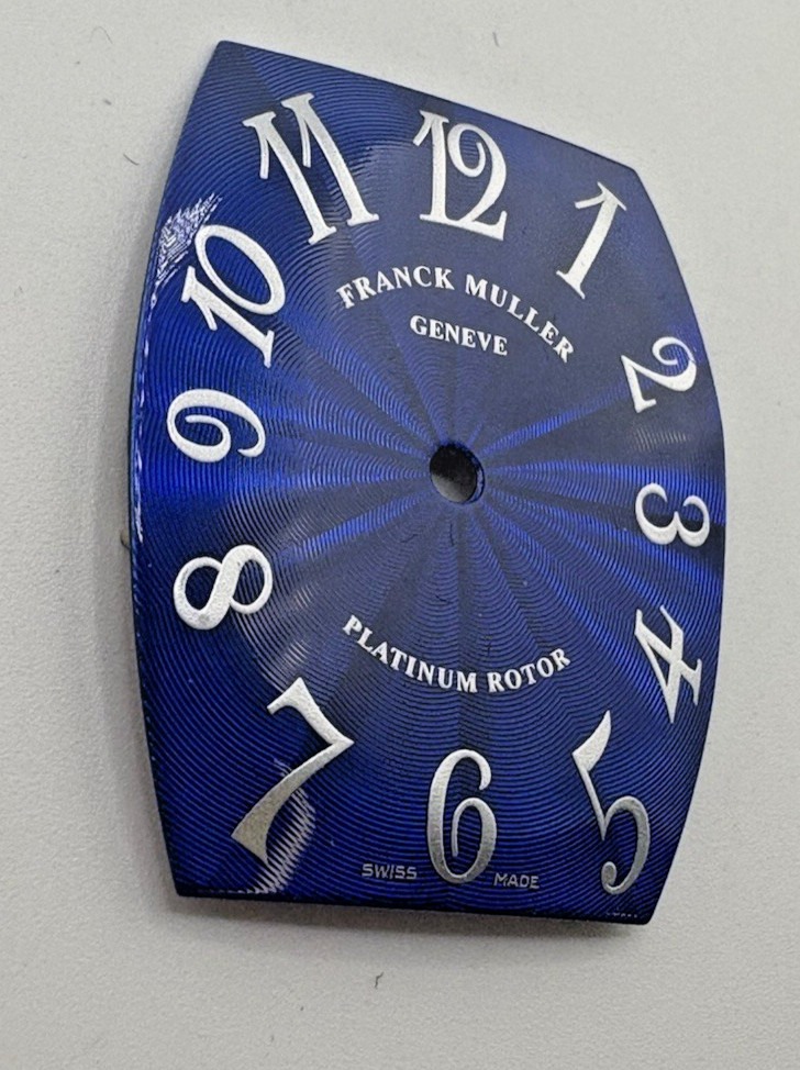 Franck Muller Tonneau Curvex Platinum Rotor 2852SC FO Blue Dial