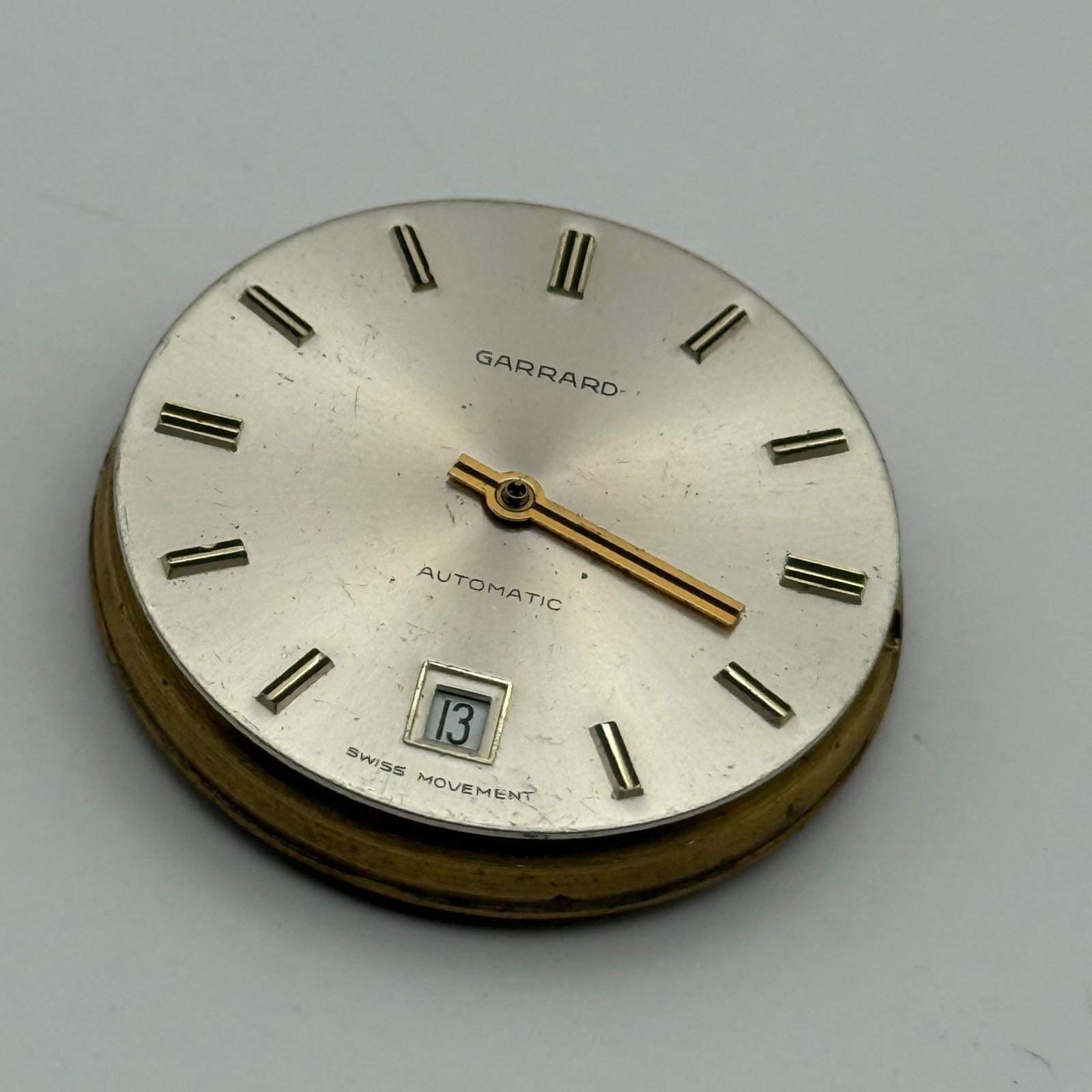 MSR S76-28 Watch Movement Garrard Date Automatic Vintage Parts Repair 30.6mm