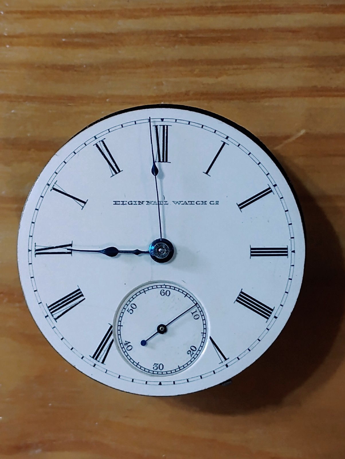 1887 Elgin G.M. Wheeler Grade 103 18s Pocket Watch Movement Non‑Running