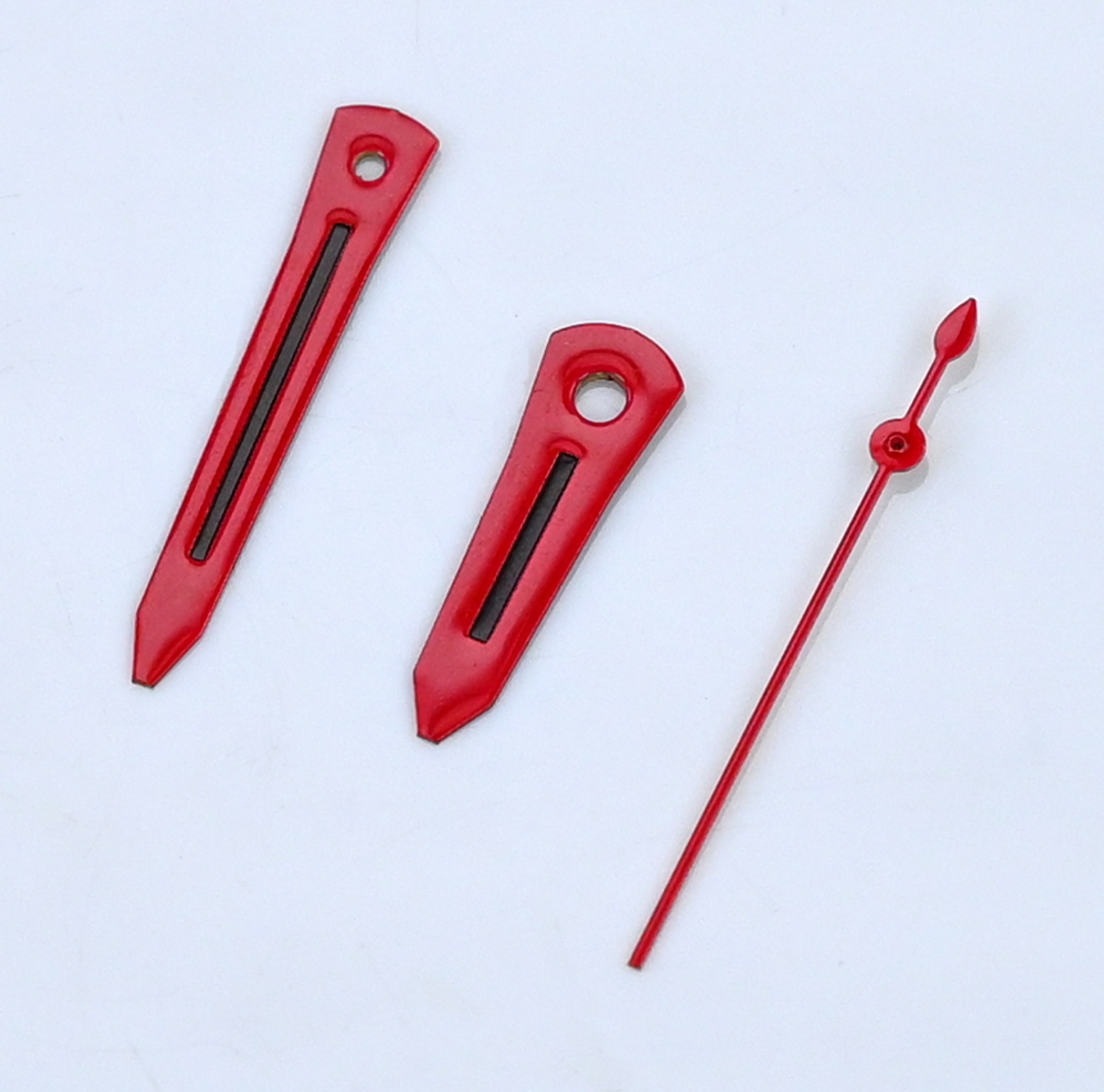 Red Black Colour Quartz Watch Hands Set 120/70/17 ETA Fit 2035 Miyota Custom