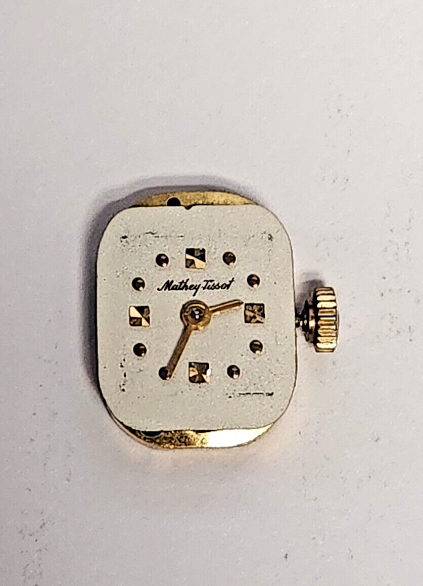 Vintage Mathey Tissot Manual Wind Ladies Watch Movement RUNNING