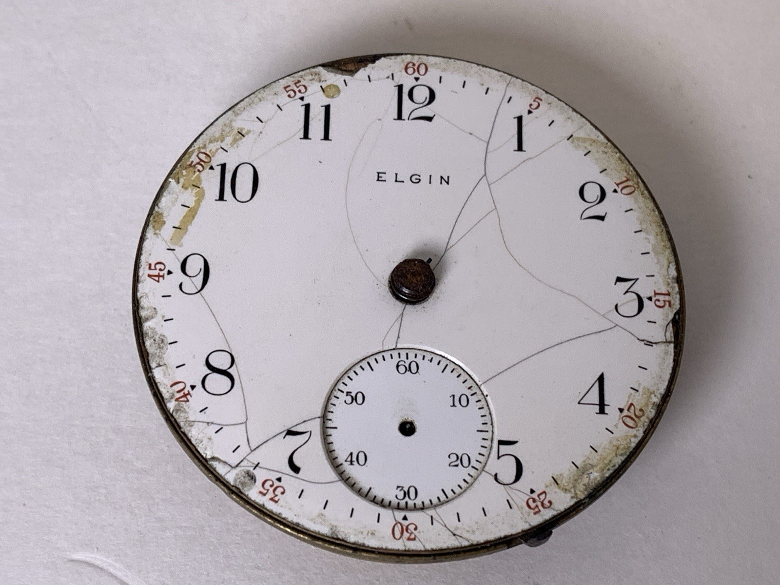 1892 Elgin Pocket Watch Movement Model 3 Grade 10 18S 11J Lever