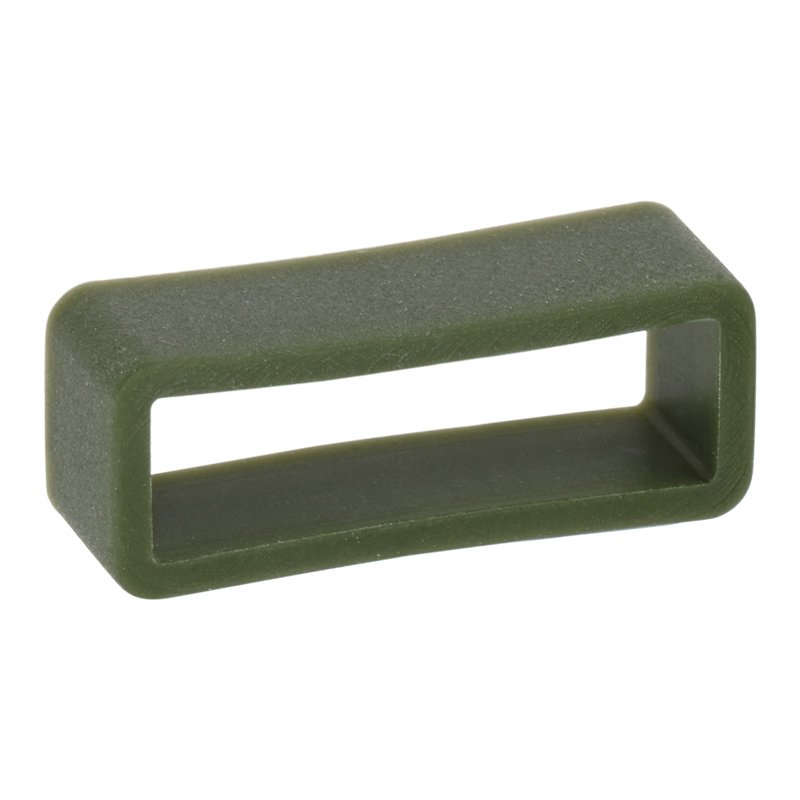 Watch Band Strap Loops Silicone for 22mm Width Watch Band Dark Green 4pack