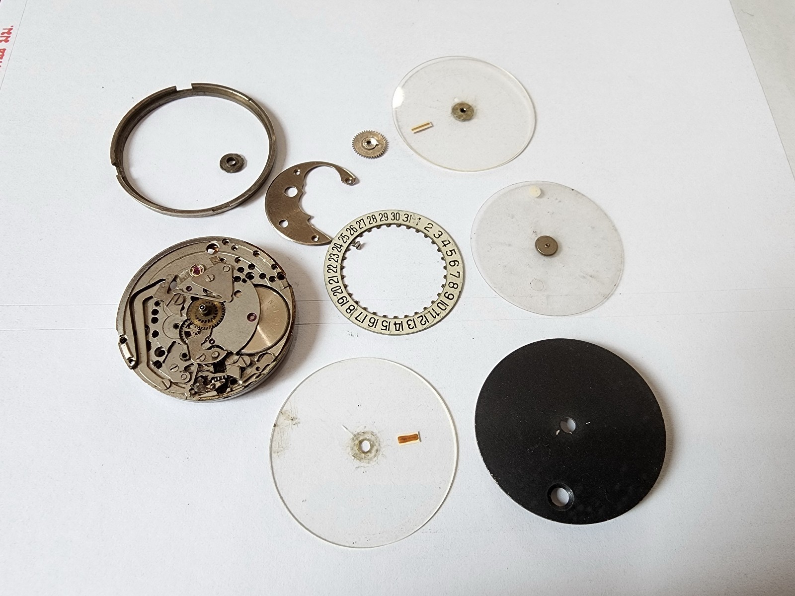 FOR PARTS INCOMPLETE ZODIAC MOVEMENT FOR ASTROGRAPHIC SST MYSTERY WATCHES 88d