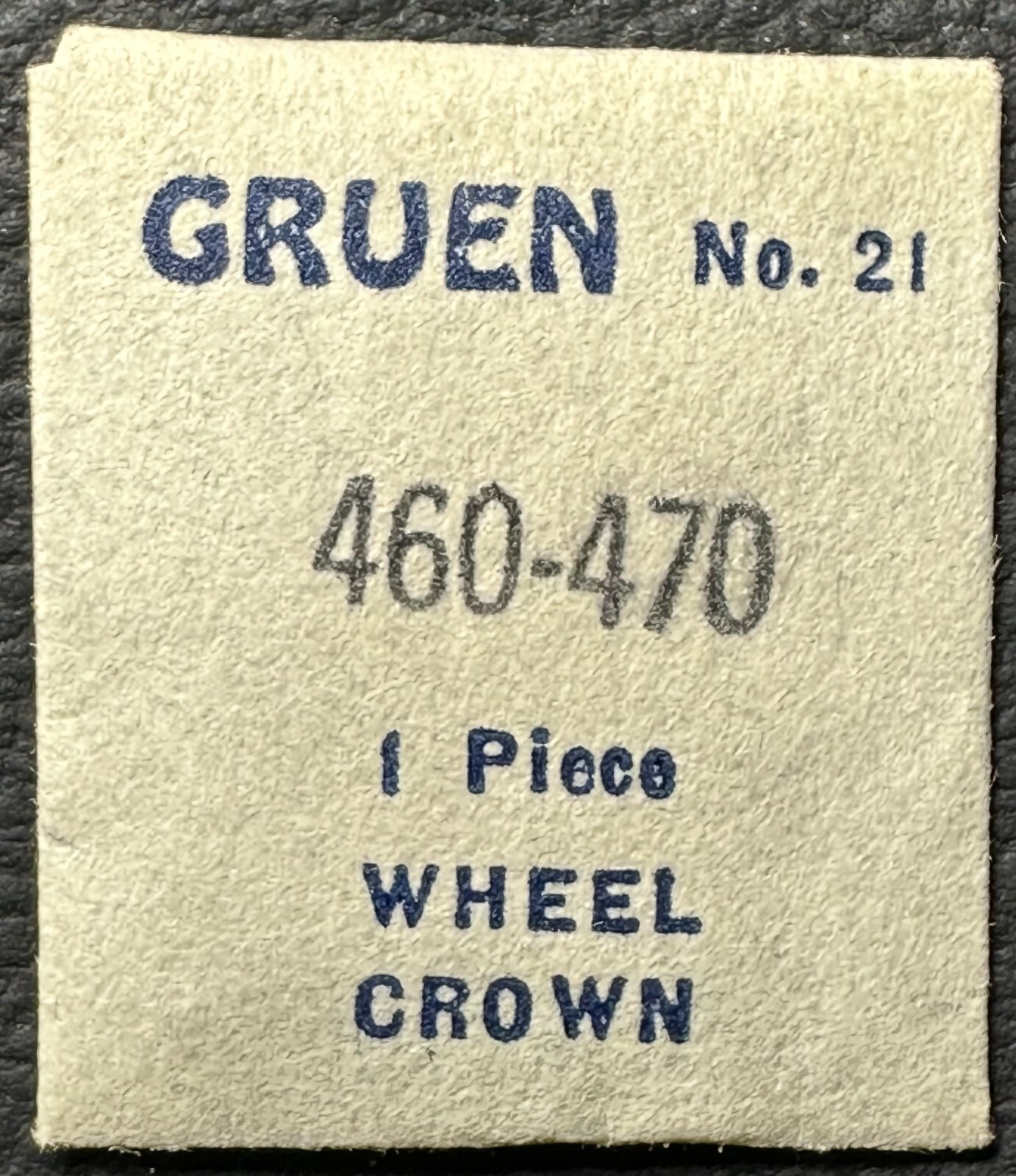 GENUINE GRUEN EB420 CAL460-470 CROWN WHEEL WATCH REPAIR PART WP4