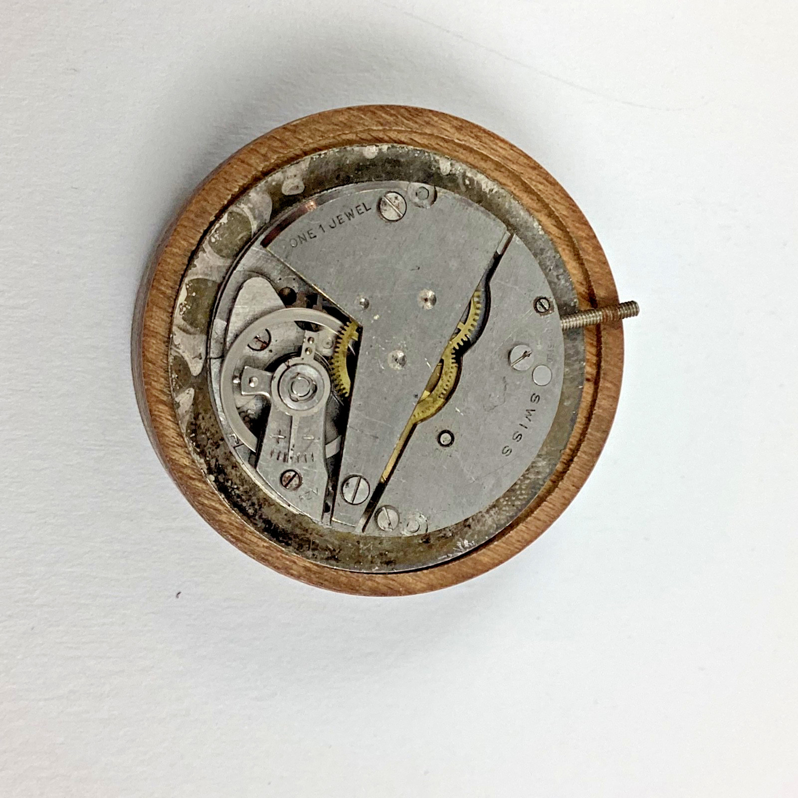 Lot Carlisle Henriline Watch Co Ebosa EB1553 Swiss 1 Runs Spare Part Repair READ