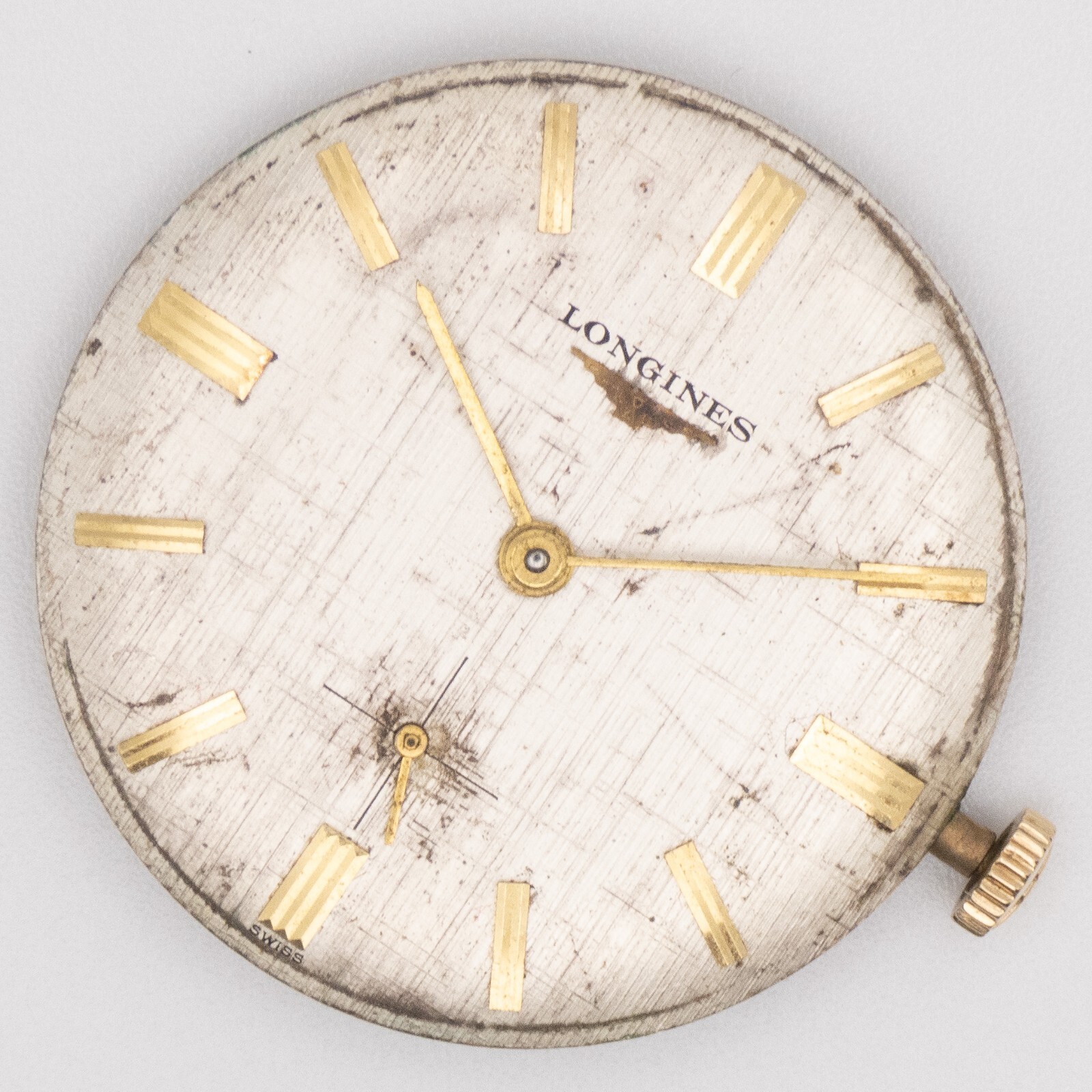 Vintage Longines Caliber 370 17-Jewel Wristwatch Movement, Runs, Parts / Repair