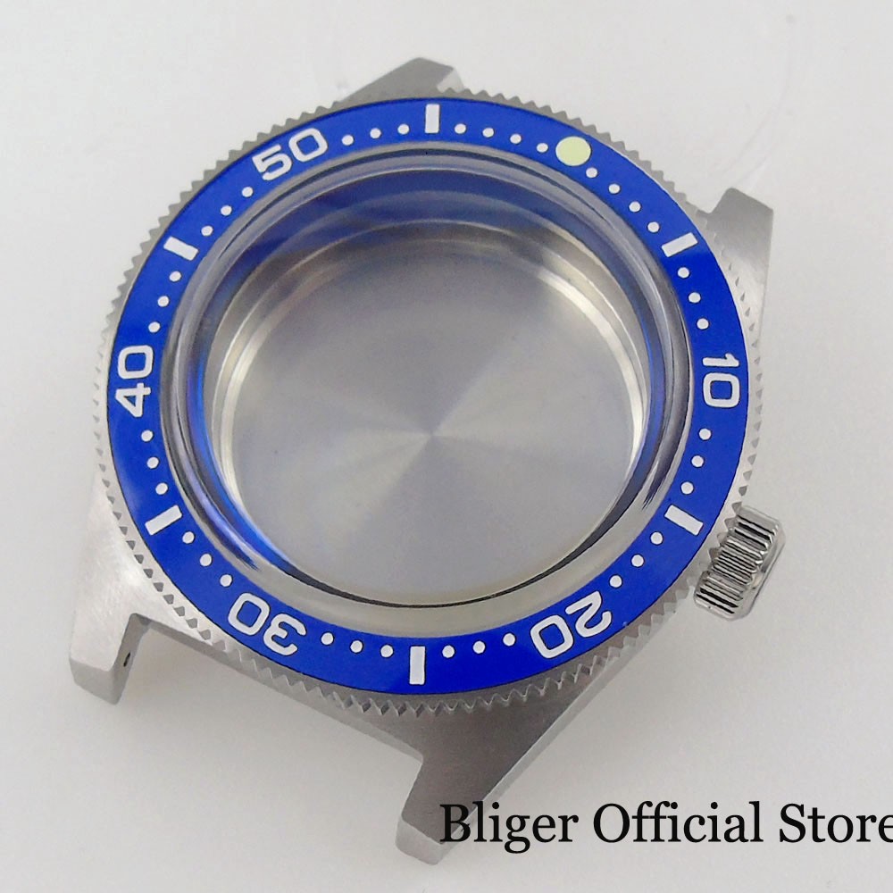 62MAS Case Fit NH35 PT5000 Automatic Dive Watch Case 300M Waterproof Sapphire