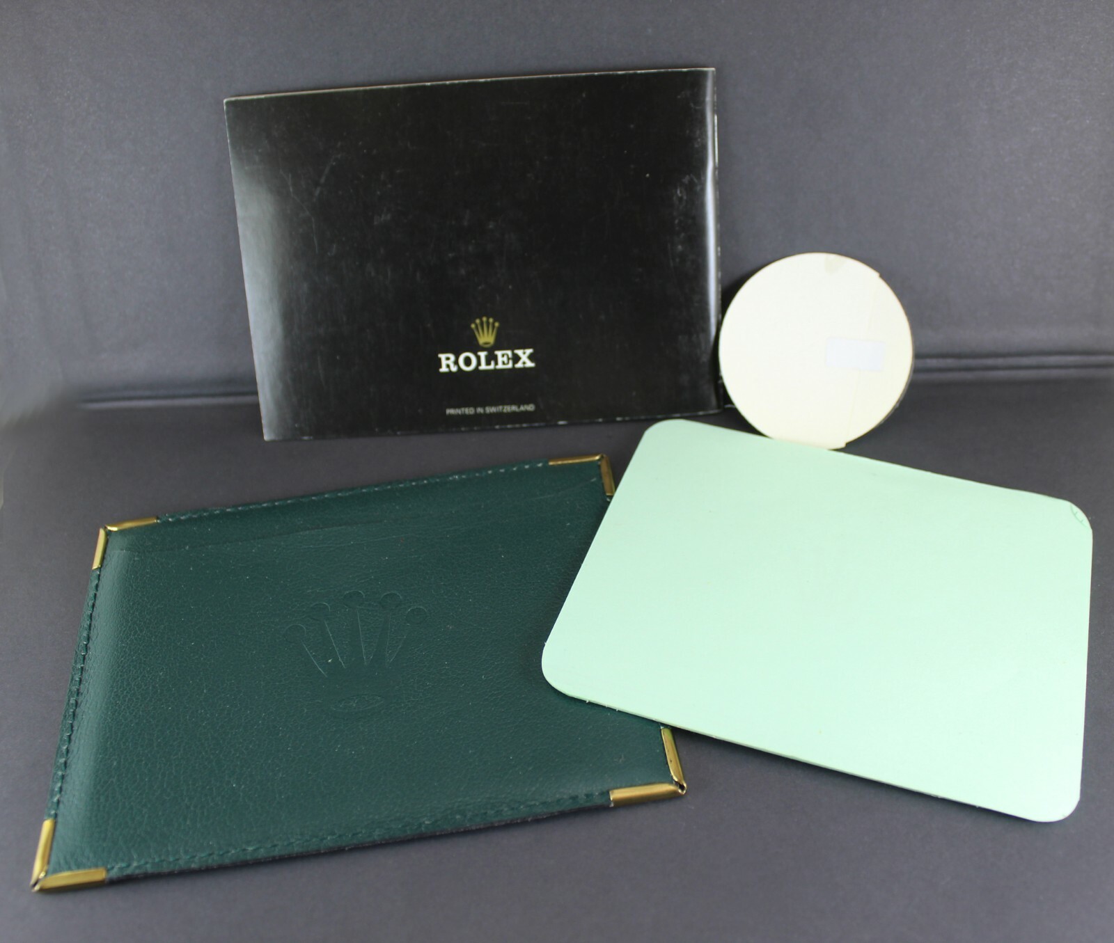 Original Rolex Oyster Booklet and Card – Note Holder Wallet Set
