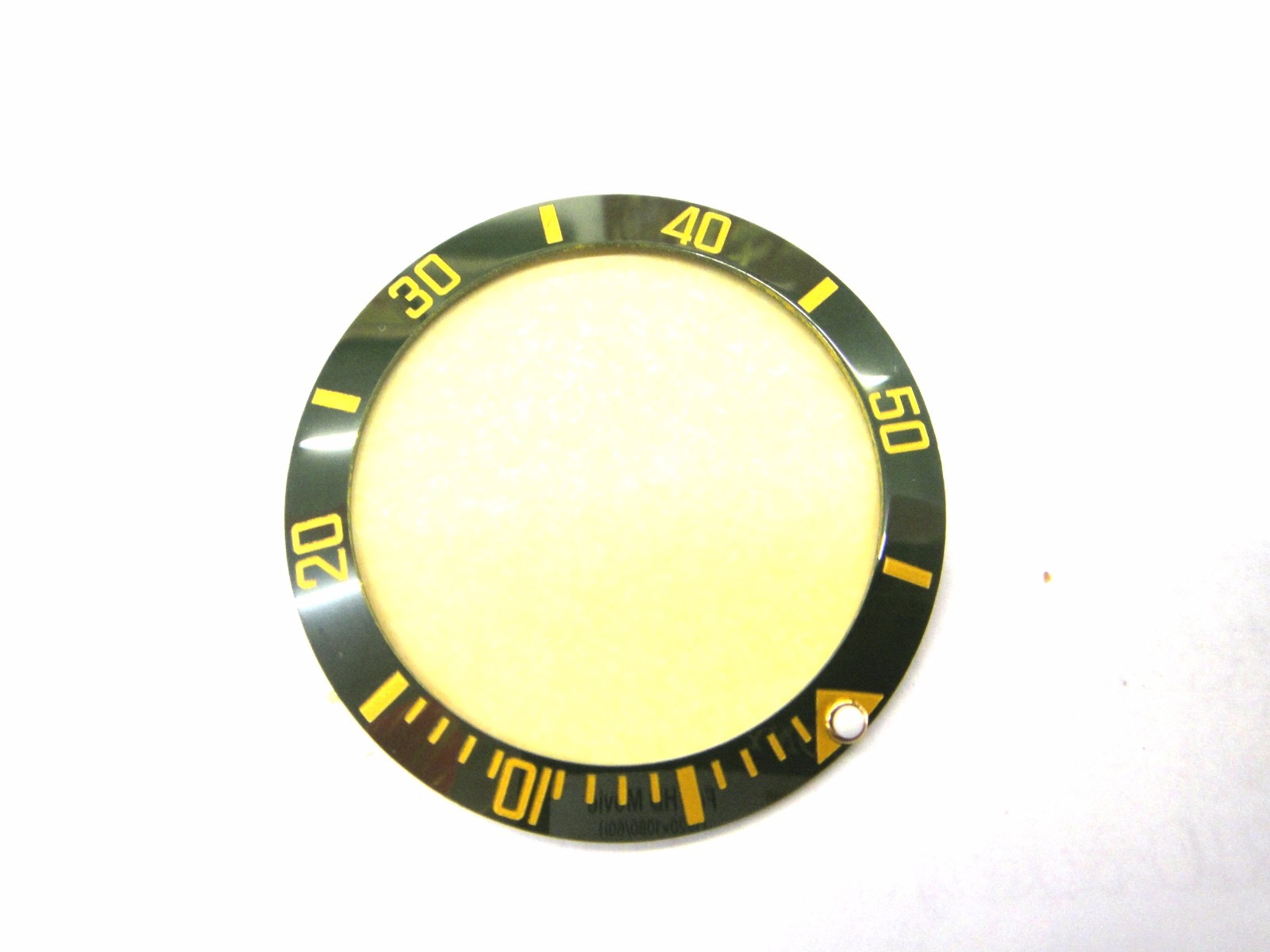 CERAMIC Bezel Ring 43MM fit ROLEX GMT II 16710 16760 Ø40mm ENGRAVED Green Yellow
