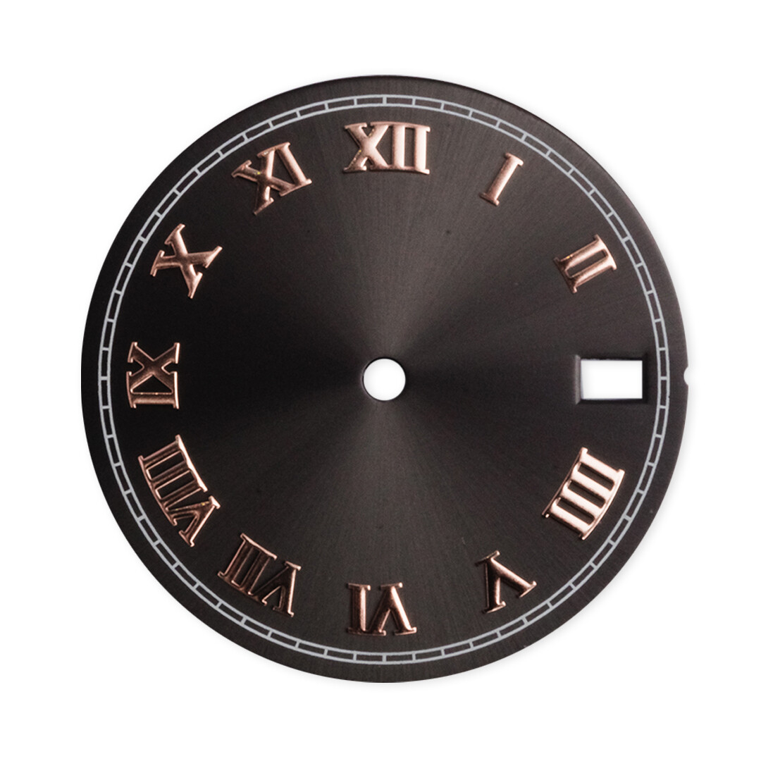 D1058 Dial – Sterile Roman Numeral (Date) – Slate Black