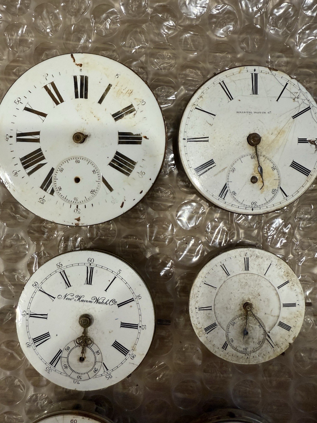 Vintage Lot Of 30 Pocket watch Movements Illinois NY Standard New Era Gallet