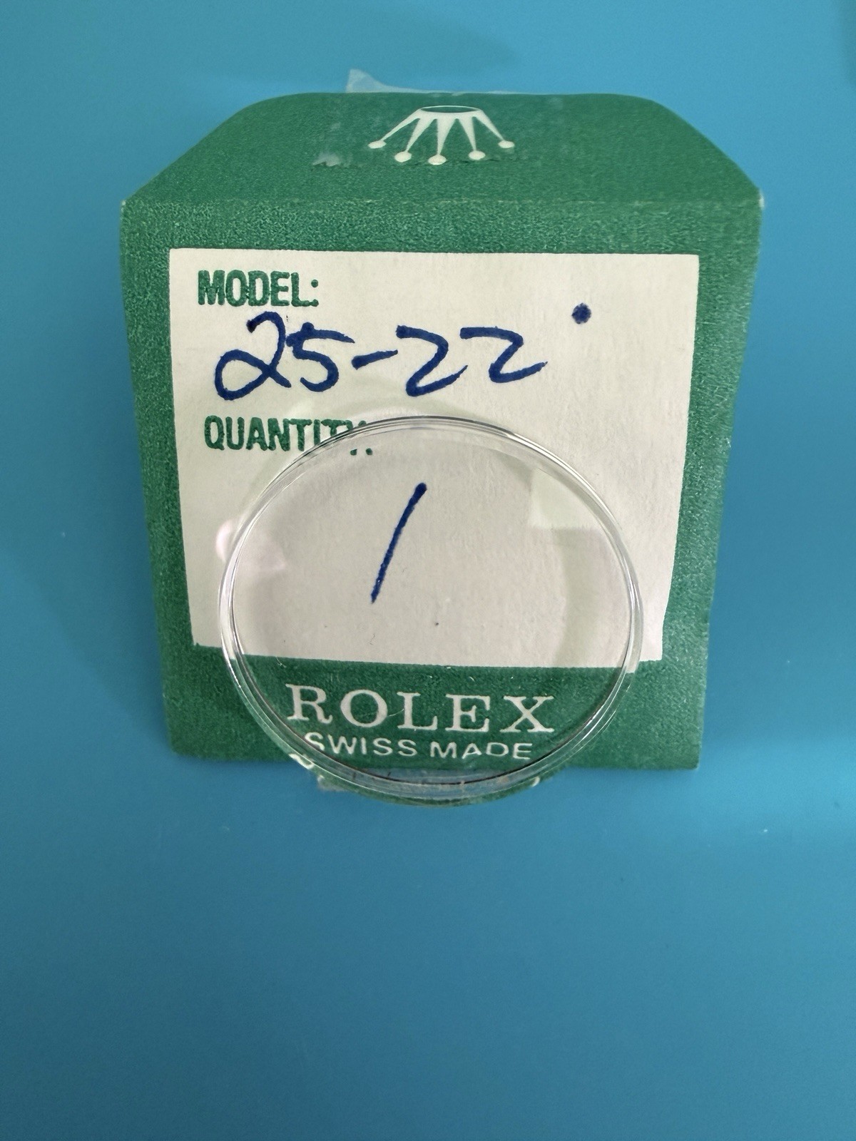 Genuine Rolex Crystal Model 25-22.