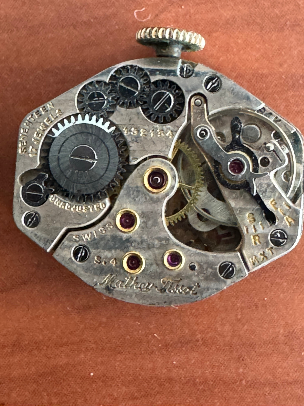 VINTAGE LADIES MATHEY TISSOT WRIST WATCH MOVEMENT 384K KEEPING TIME