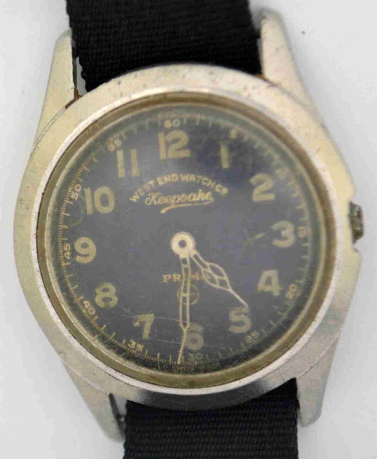 VTG WEST END PRIMA Military Style Steel Wristwatch. Ref: 9010, Cal:68. – Repairs