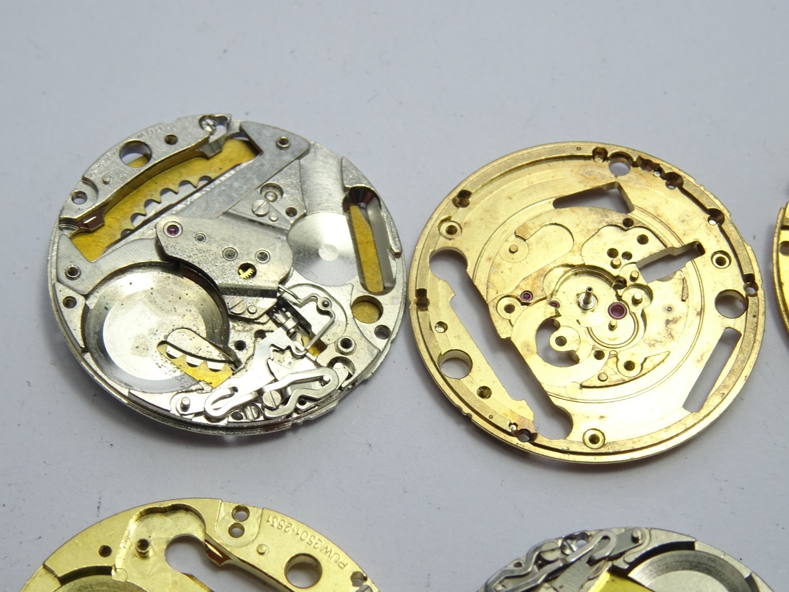 PUW 241 240 243 Watch Movement Spare Parts Stem Horology Watchmaker Date Wheel