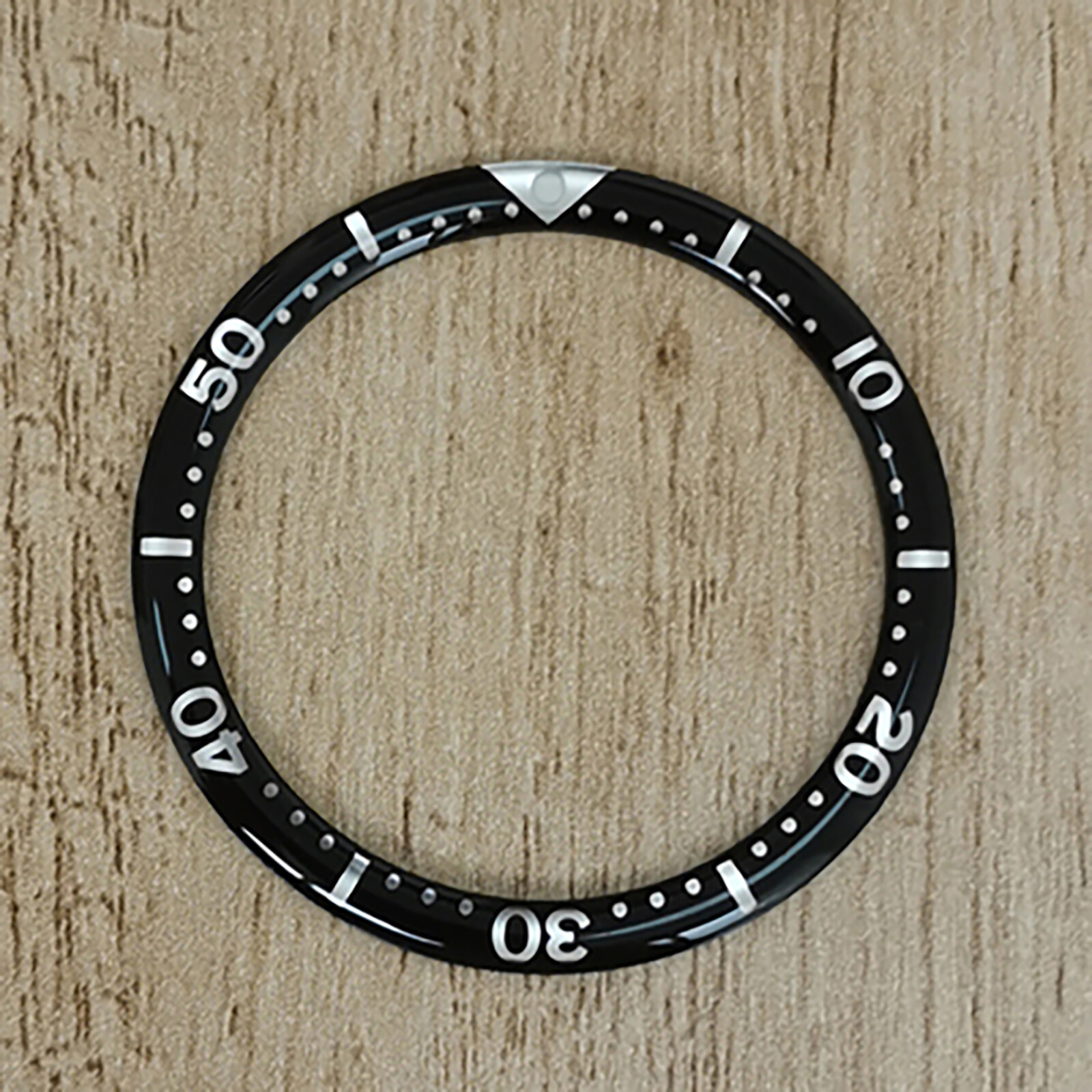Watch Bezel Rounded Curved Plastic Aluminum Bezel Insert Ring Outer Diameter39mm