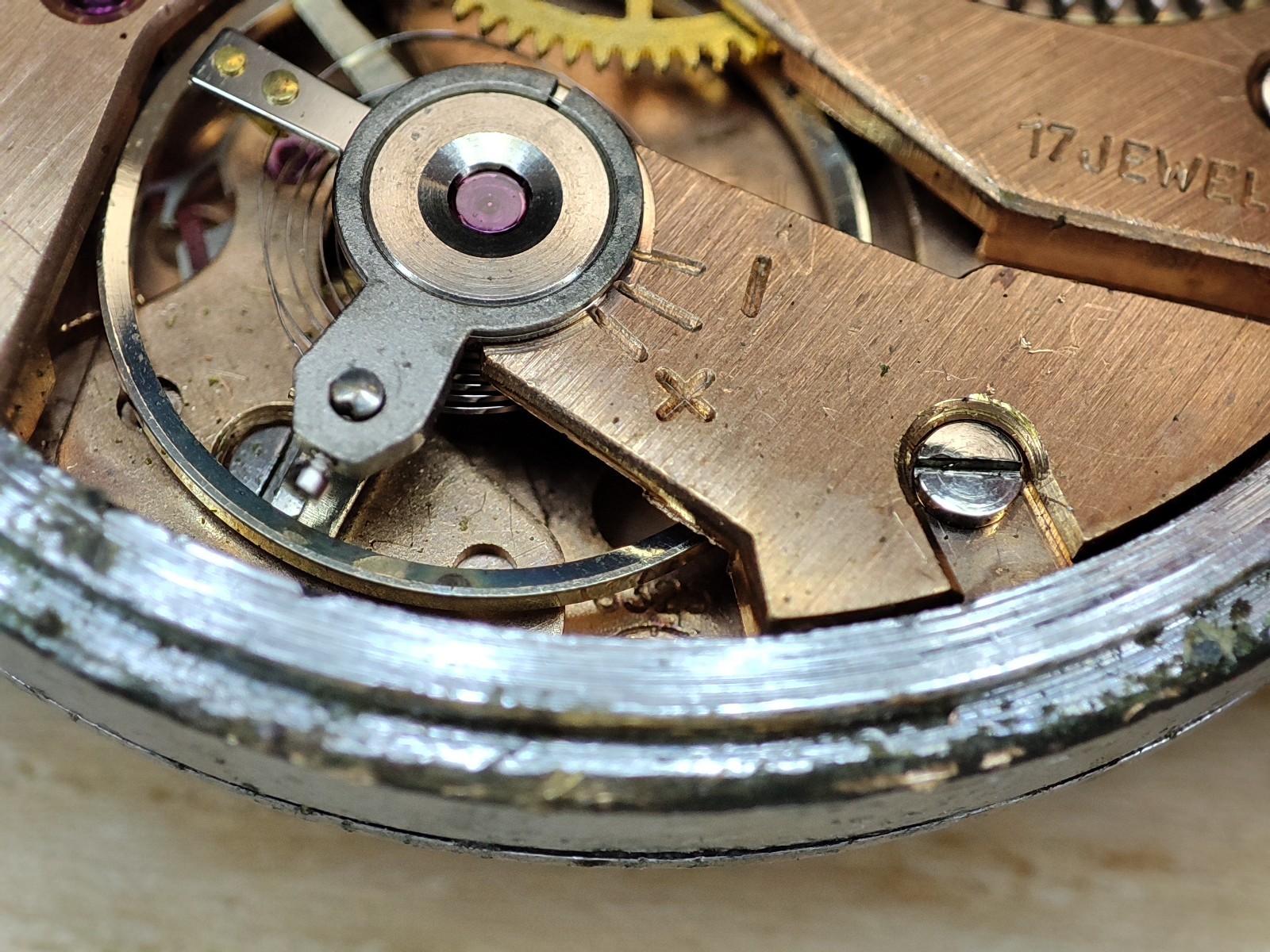 Unitas UT 6325 Watch movement amer – 32.5 mm – for parts and spares