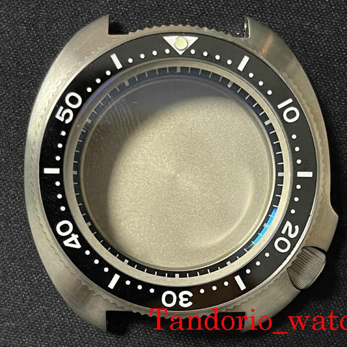 watch parts 45.2mm Titanium 200M Diving watch case sapphire glass for NH35 NH36