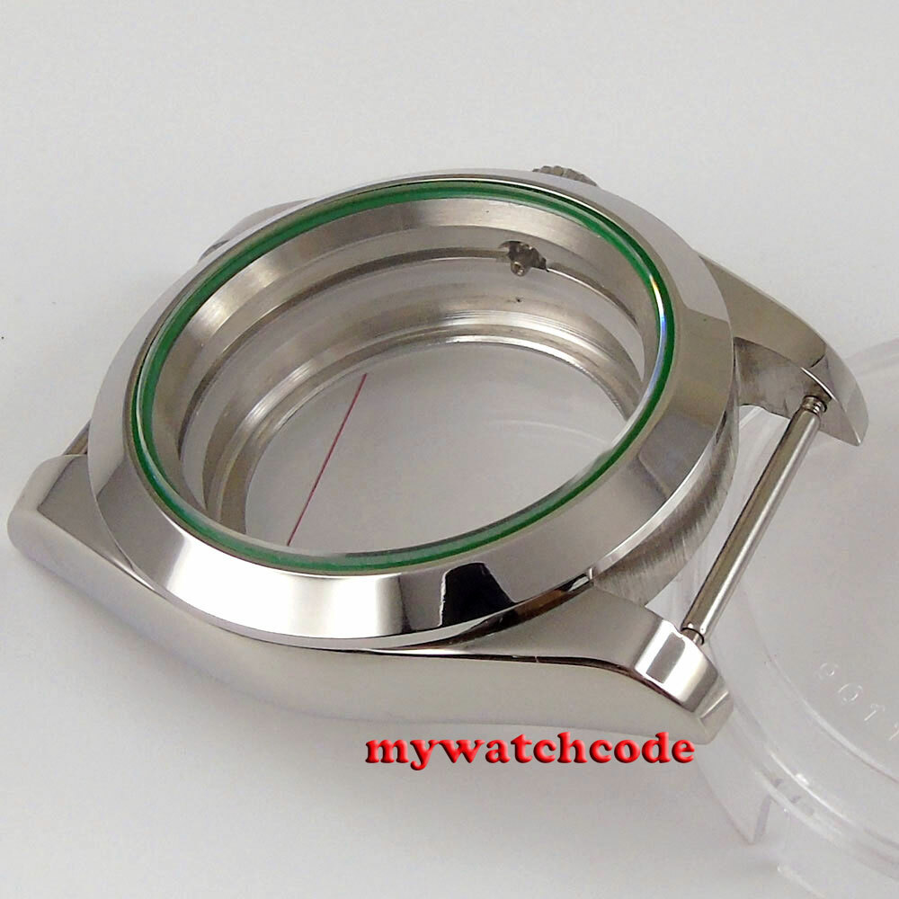 316L steel 36mm sapphire glass automatic Watch Case fit NH35 NH36 2836 8215 2813