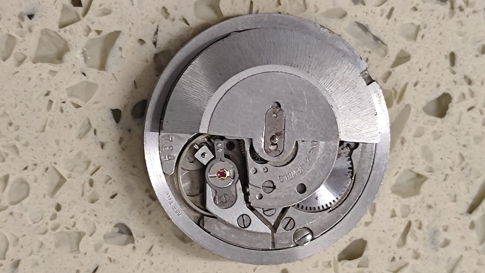 Tissot CAL 784 Automatic Movement with Dial Visodate Seastar WORKING For parts