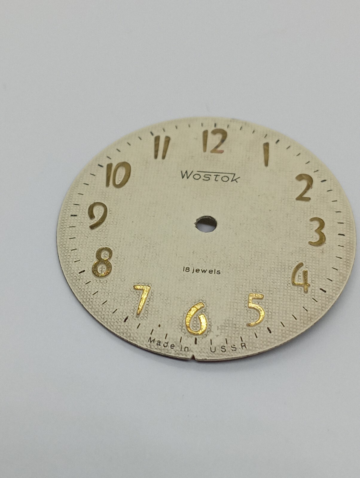 Vintage New NOS DIAL FOR Vostok 2pcs. Wostok Восток Watch 18 Jewels Cal. 2209
