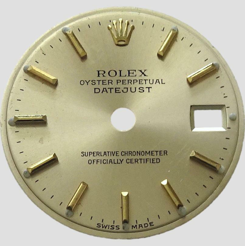 Ladies Rolex 18k Gold Markers President Datejust Watch Dial 6917 6916 6927