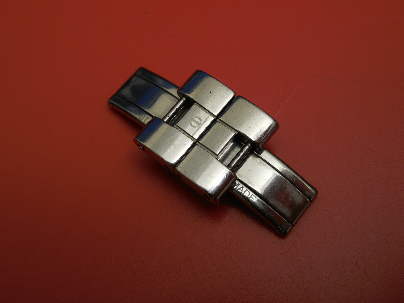 BAUME MERCIER SOLID STEEL LADIES HAMPTON 15MM LINK BUCKLE FOR BAND BRACELET