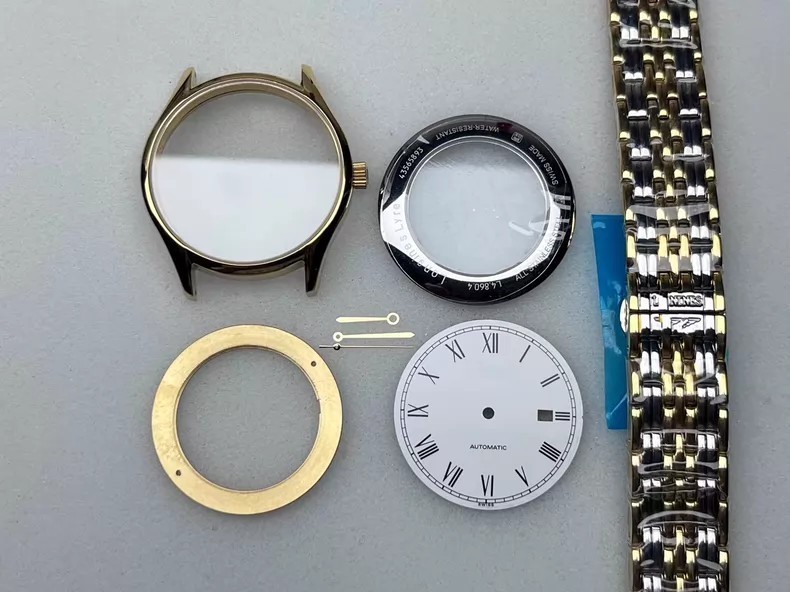 For DIY 39mm Watch Steel Case kit For 2824 2130 2892 Movement