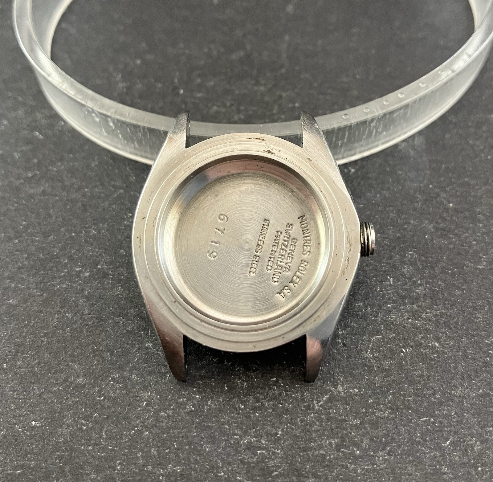 Original Ladies Rolex Oyster Perpetual Case Reference 6719. Circa 1980