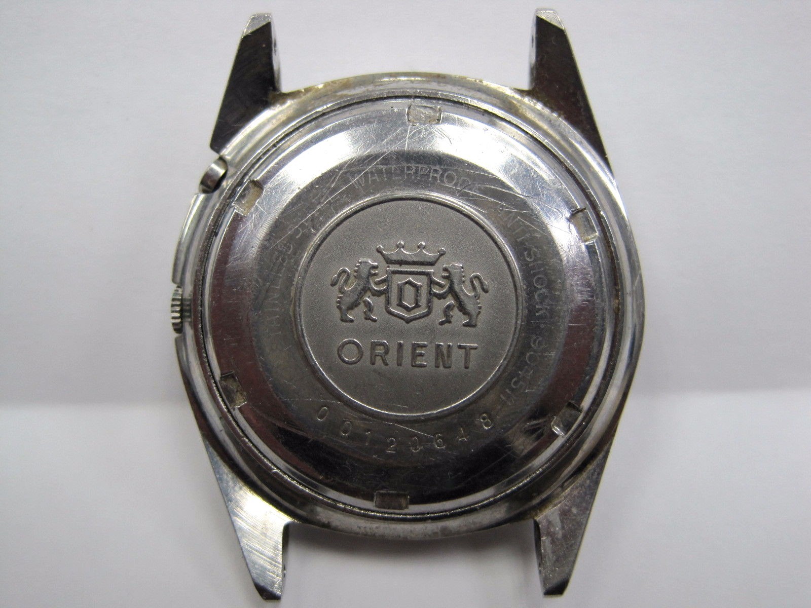 Vintage Gents Orient Auto/Day/Date Stainless Steel Watch. 21 jewels. #9011