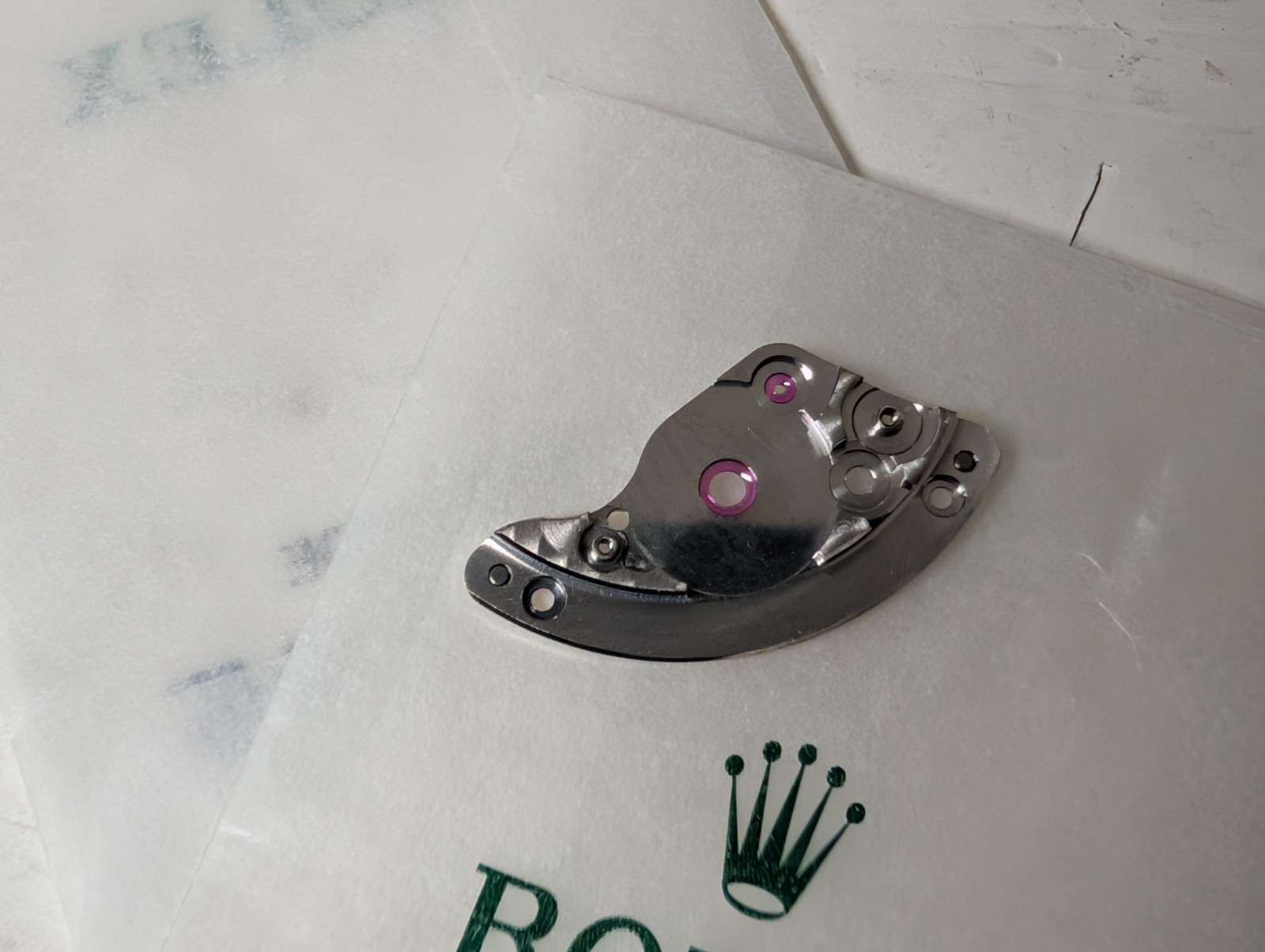 Rolex 3135 105 Barrel Bridge, NEW, open for watch repair/parts