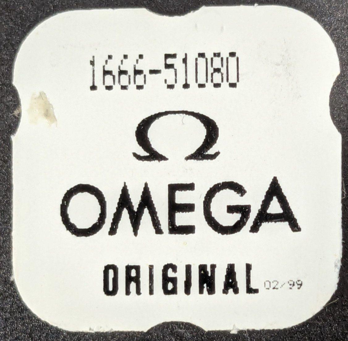 NOS Genuine Omega Cal. 1666 Watch Setting Set Lever Part 51080 – SEALED