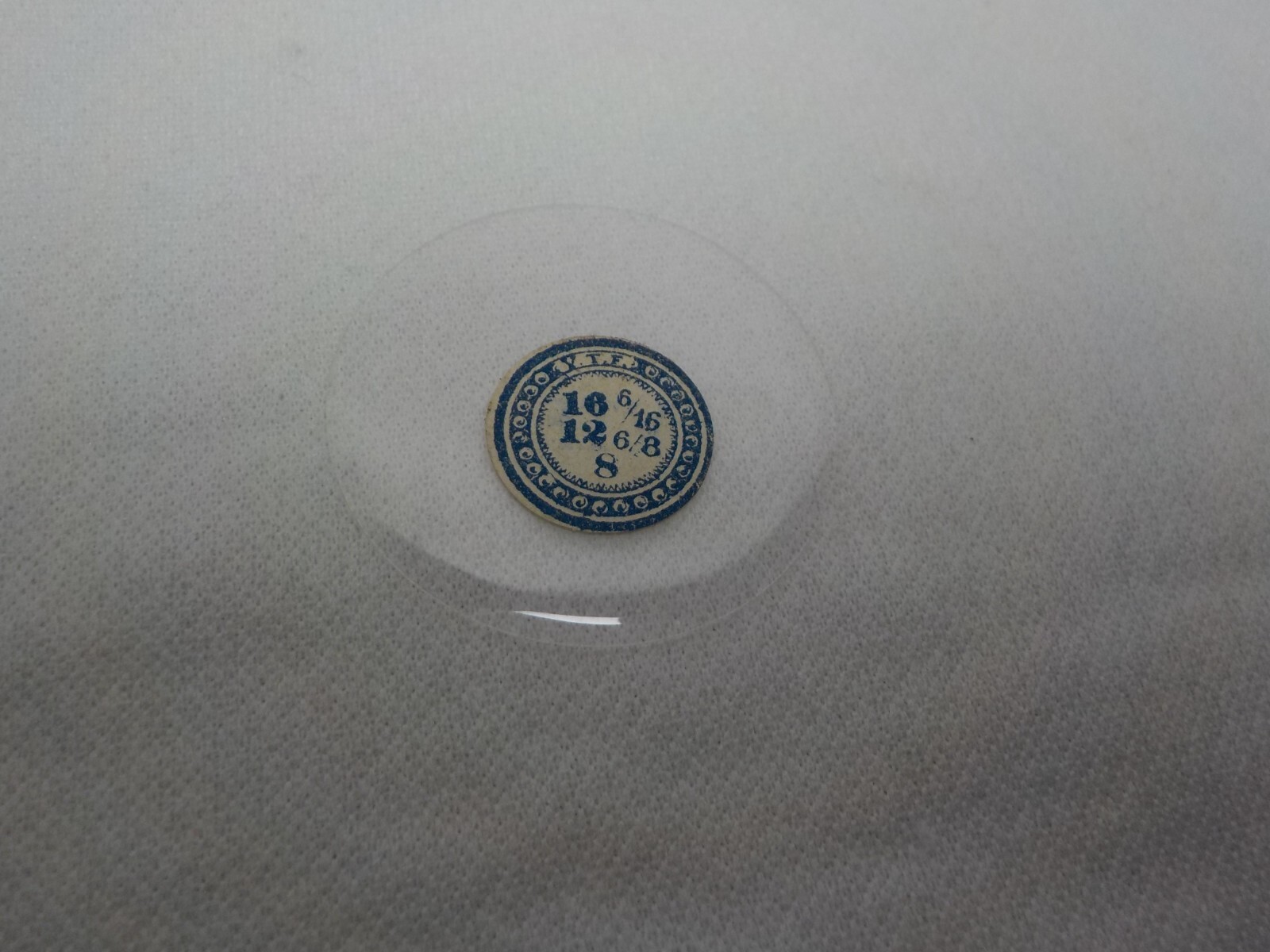 GLASS POCKET WATCH CRYSTAL HUNTER CASE SIZE 16 6/16 H 8 REPLACEMENT PART #189