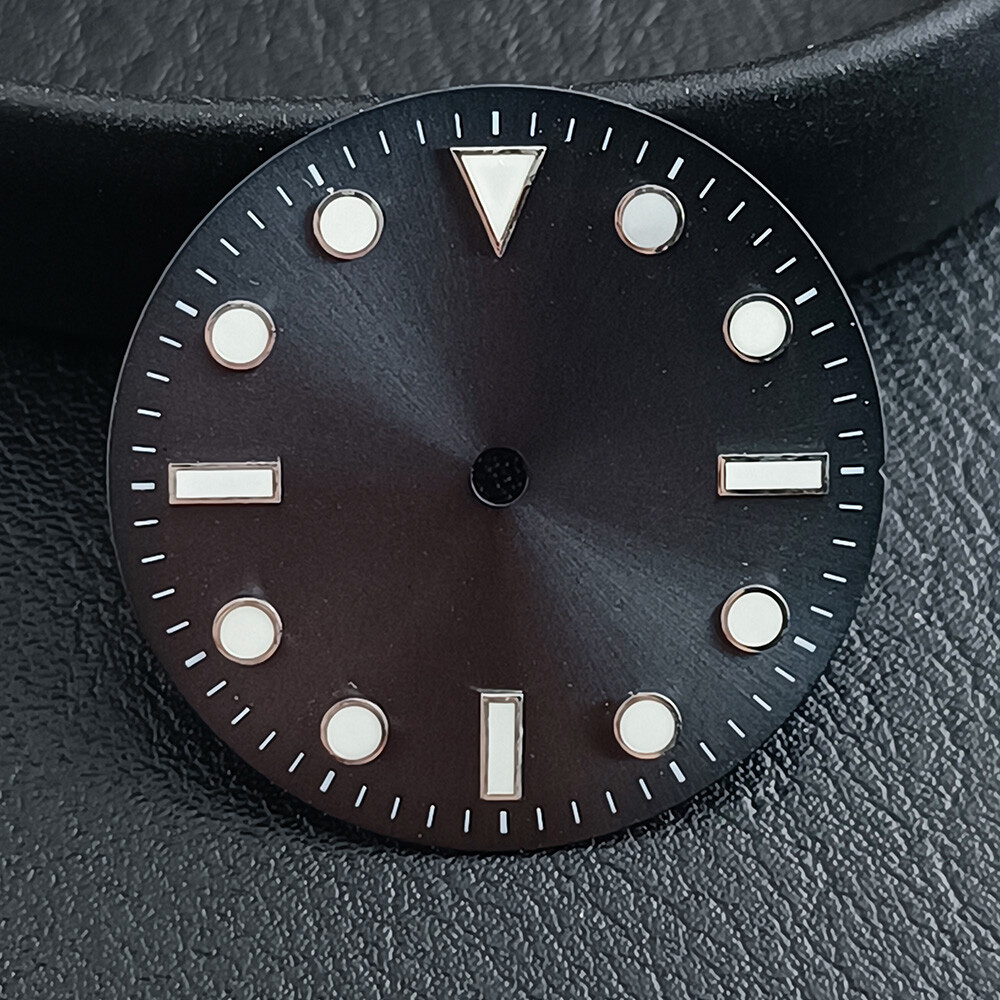 28.5mm nh35 dial green luminous for NH35/36 mechanical movements dial accessorie
