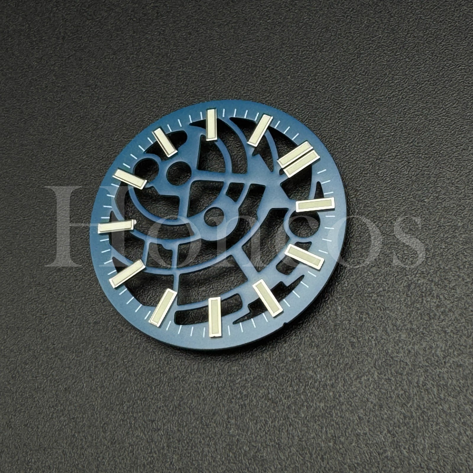 28.5mm Custom Made mods Watch Skeleton Dial Fits for NH70 Automatic Movement BL