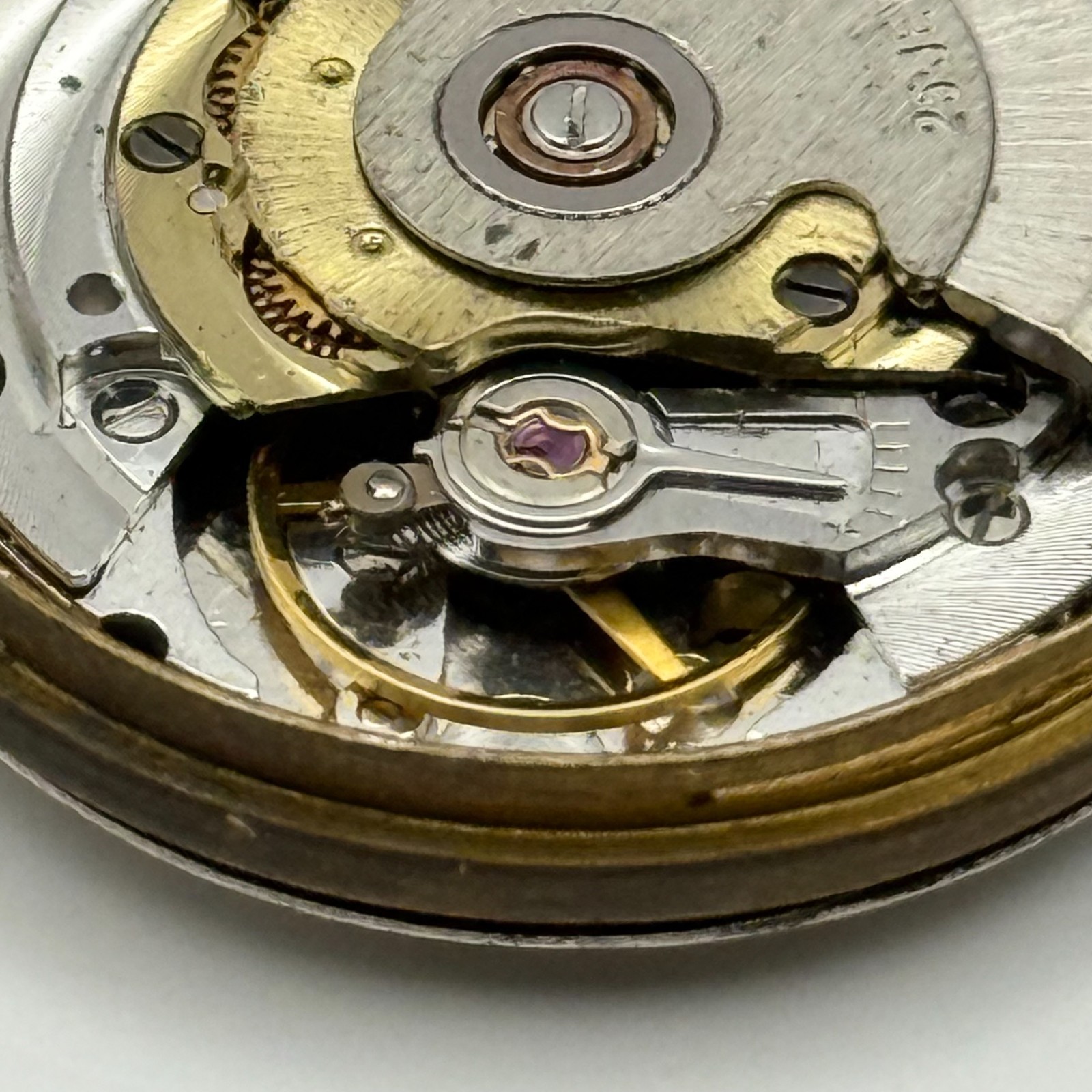 MSR S76/28 Watch Movement Garrard Date 21 Jewels Automatic Vintage Parts 30.5mm