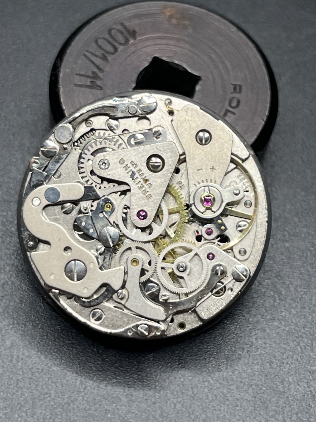 Breitling Cal. 7736 Movement With Navitimer 806-36 Twin Jet Dial And Hands (010)