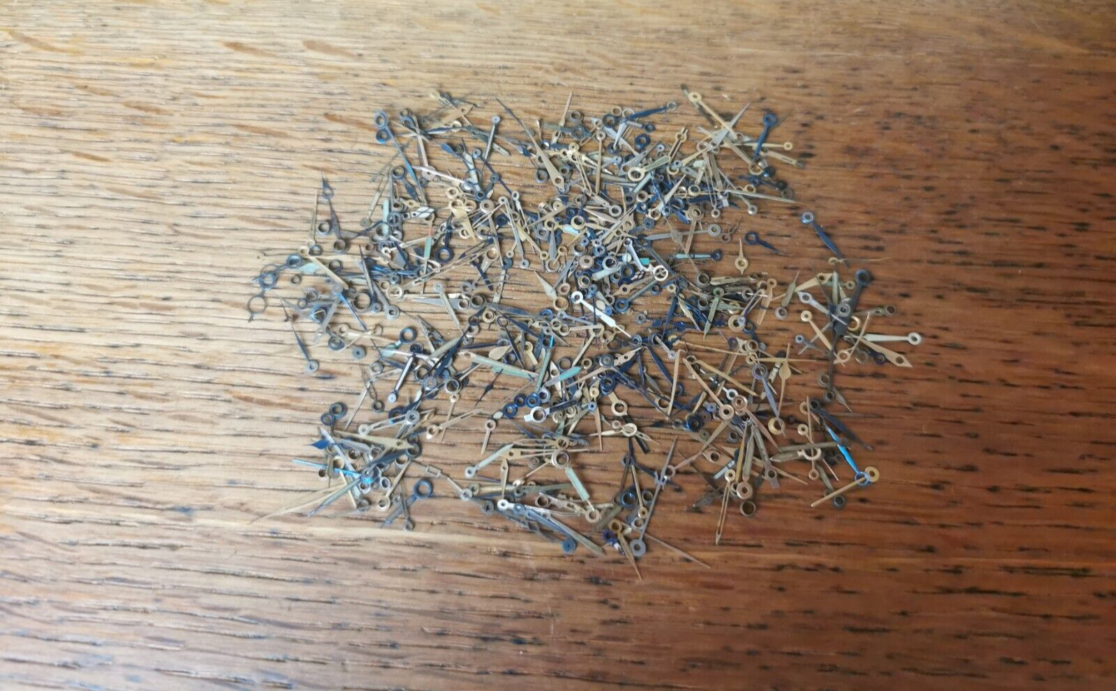 Job Lot of Vintage Pocket Watch Hands, Gilt / Blue, Various Styles #M223