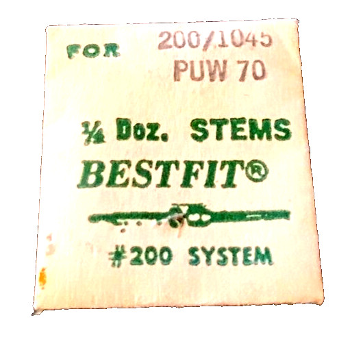 PUW 70 73 74 1075 1175 Winding Stem watch part #200/1045 one stem