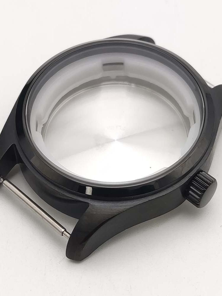 40mm Stainless steel Watch Case Sapphire Glass for NH35/36 Movement