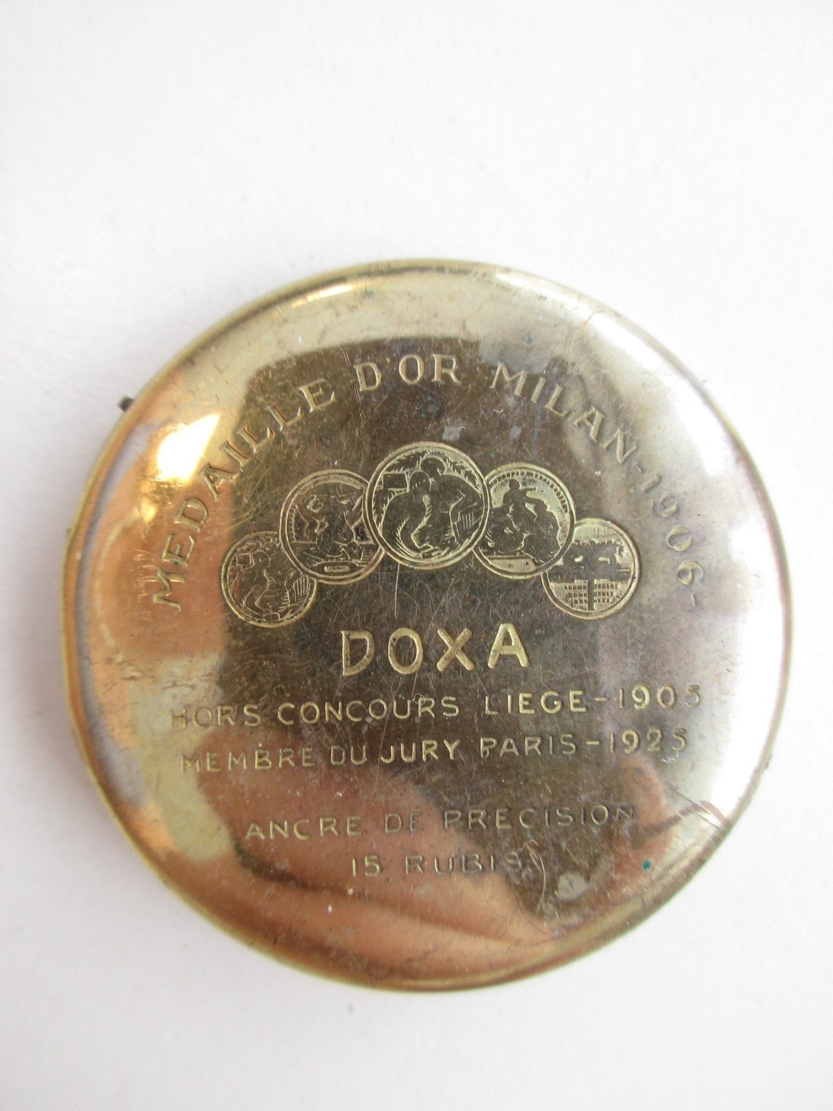 Doxa vintage pocket watch movement ø 36.6 mm – running