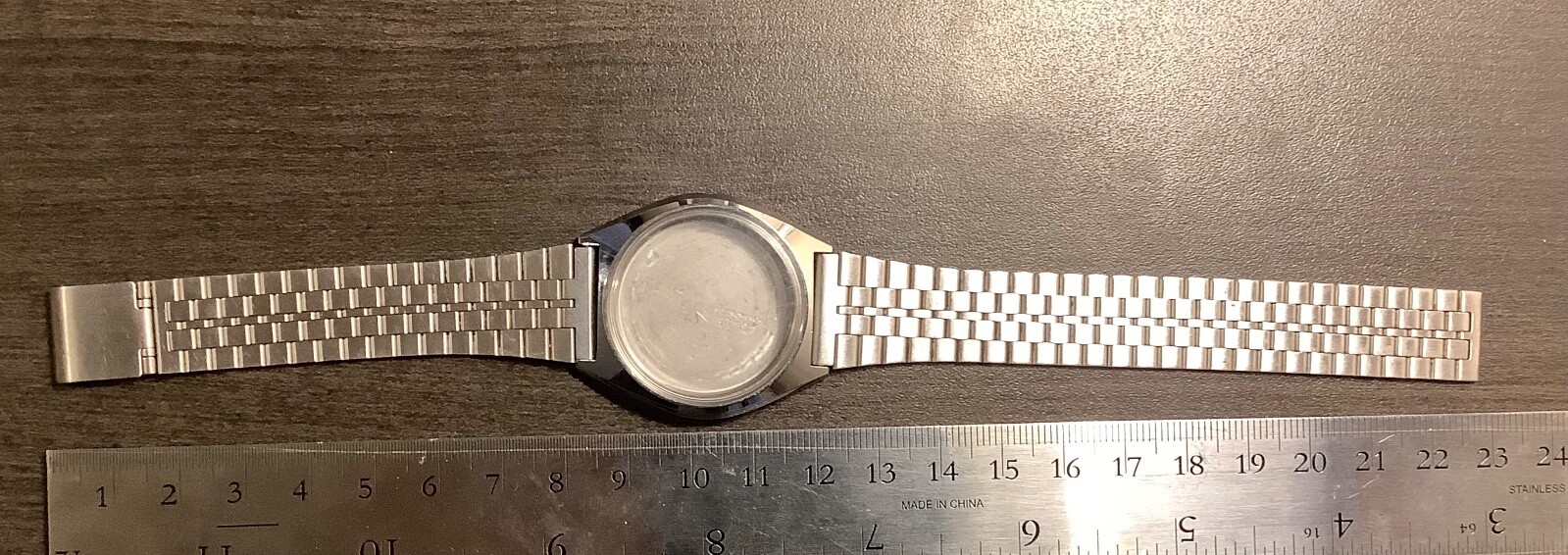 NOS STAINLESS WATCH CASE & BAND ONLY Y143-8020 FOR LORUS QUARTZ WATER RESISTANT