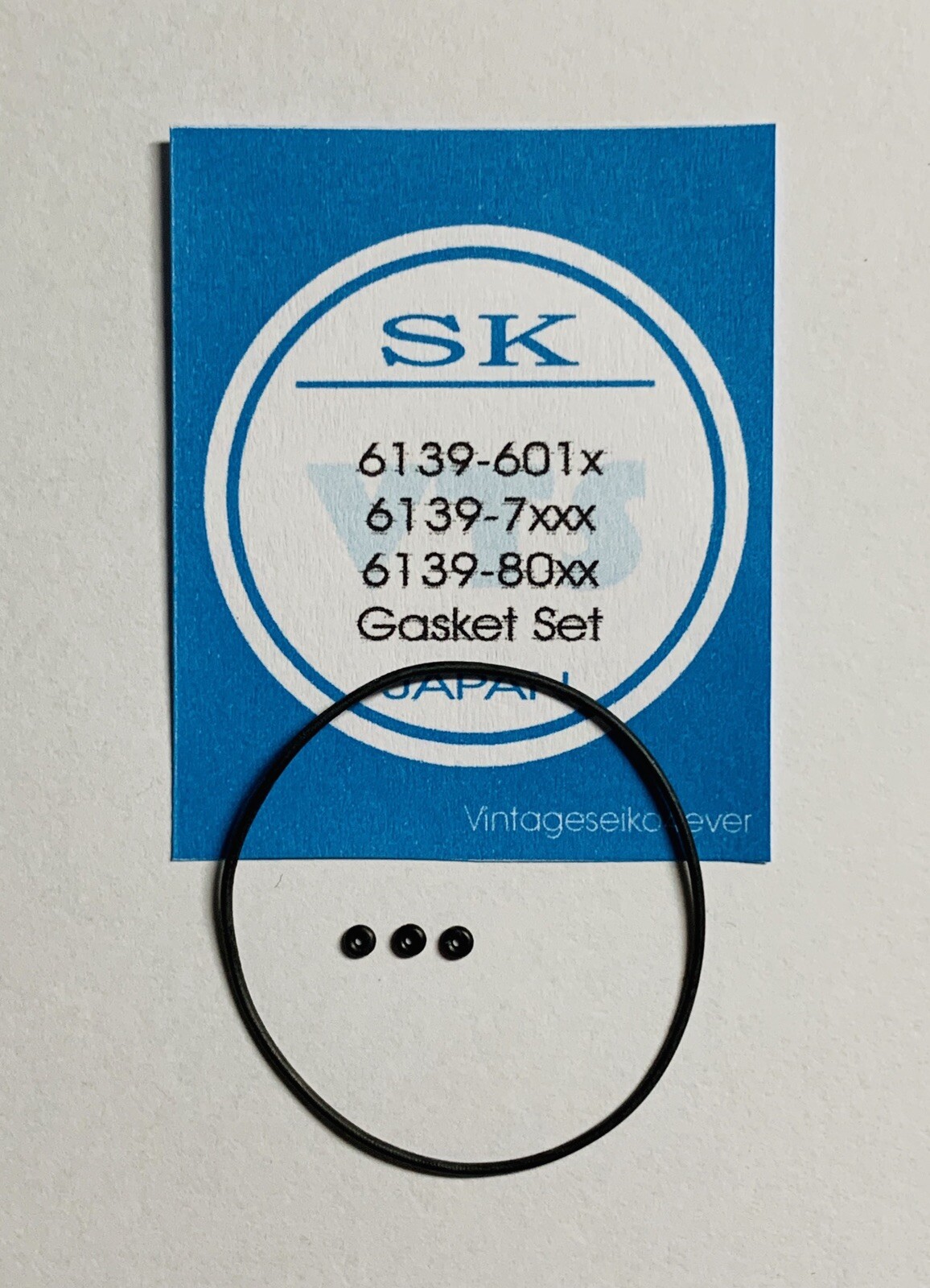 NEW GASKET SET FIT SEIKO 6139-6010 6139-7002 6139-7100 6139-7010 6139-8000 etc.